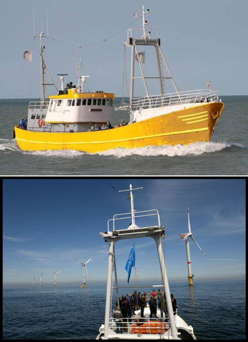 ZOUTE CRUISE VERS LES EOLIENNES OFFSHORE